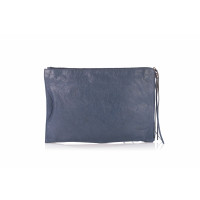 Balenciaga Clutch en Cuir en Bleu