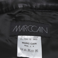 Marc Cain Leather skirt in midi length