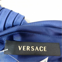 Gianni Versace Jurk Viscose in Blauw