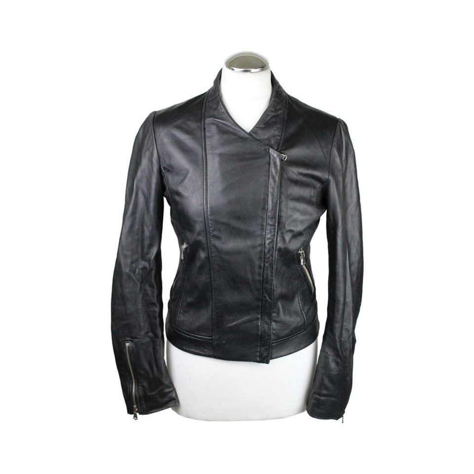 Oakwood Jacket/Coat Leather in Black