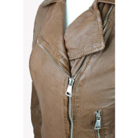 Oakwood Jacke/Mantel aus Leder in Braun