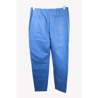 Alberta Ferretti Hose aus Leder in Blau