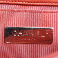 Chanel 19 Bag Leer in Oranje