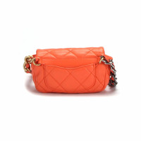 Chanel 19 Bag Leer in Oranje