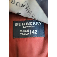 Burberry Jacke/Mantel aus Wolle in Bordeaux