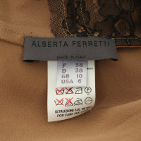 Alberta Ferretti Top in beige