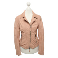 Oakwood Jacke/Mantel aus Leder in Nude