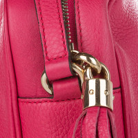 Gucci Soho Disco Bag aus Leder in Rosa / Pink