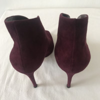 Gianvito Rossi Stivaletti in Pelle scamosciata in Bordeaux