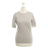 Allude Cashmere twin set in beige-grigio