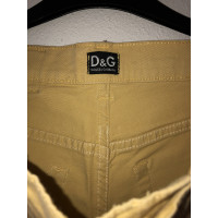 D&G Jeans aus Baumwolle in Gelb