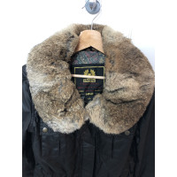 Belstaff Jacke/Mantel aus Baumwolle in Braun