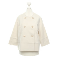 Piu & Piu Blazer aus Jersey in Creme