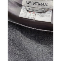 Sportmax Kleid aus Wolle in Grau