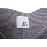 Iris & Ink Trousers Wool in Taupe