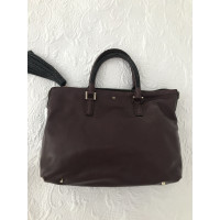 Anya Hindmarch Handbag Leather in Bordeaux