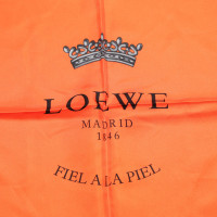 Loewe Echarpe/Foulard en Soie en Orange