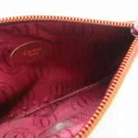 Cartier Clutch Bag Leather in Beige