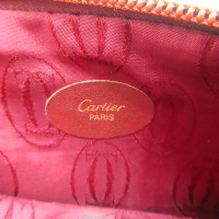 Cartier Clutch aus Leder in Beige