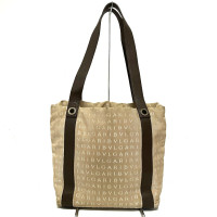 Bulgari Tote bag Canvas in Brown