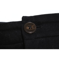 Massimo Dutti Paire de Pantalon en Coton en Noir