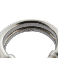 Armani Doppio anello in acciaio