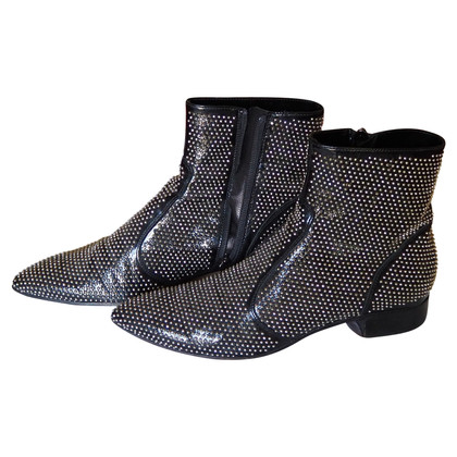 Cesare Paciotti Ankle boots Leather in Black