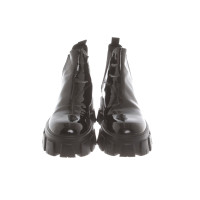 Prada Boots Patent leather in Black