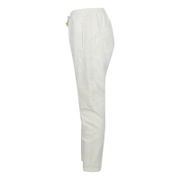 Balmain Paire de Pantalon en Coton en Blanc