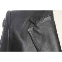 Set Blazer Leather in Black