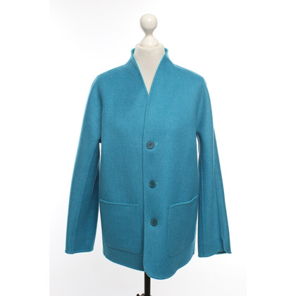 Escada Jacket/Coat Wool in Turquoise