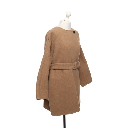 Agnona Jacket/Coat Wool in Beige