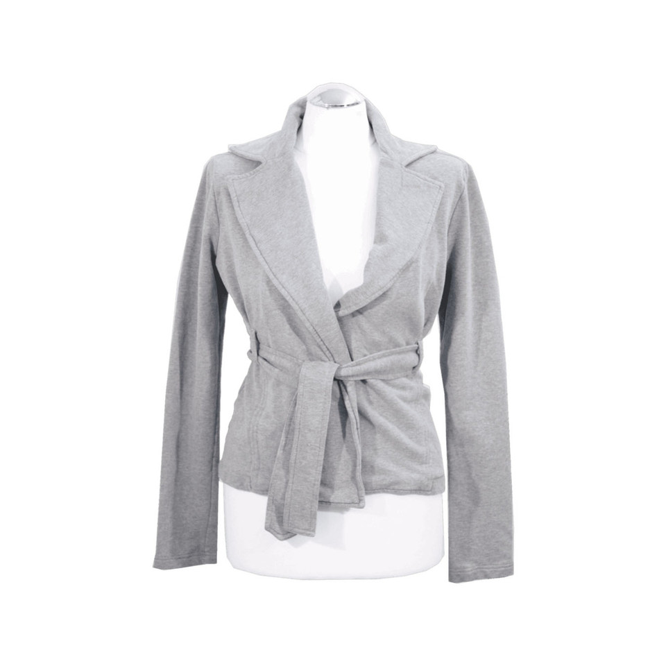 Armani Jacke/Mantel aus Baumwolle in Grau