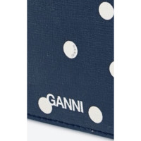 Ganni Reistas Leer in Blauw