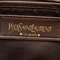 Yves Saint Laurent Muse aus Leder in Creme