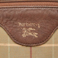 Burberry Täschchen/Portemonnaie aus Canvas in Creme