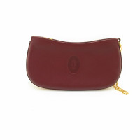 Cartier Clutch Bag Leather in Red