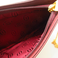 Cartier Clutch Bag Leather in Red