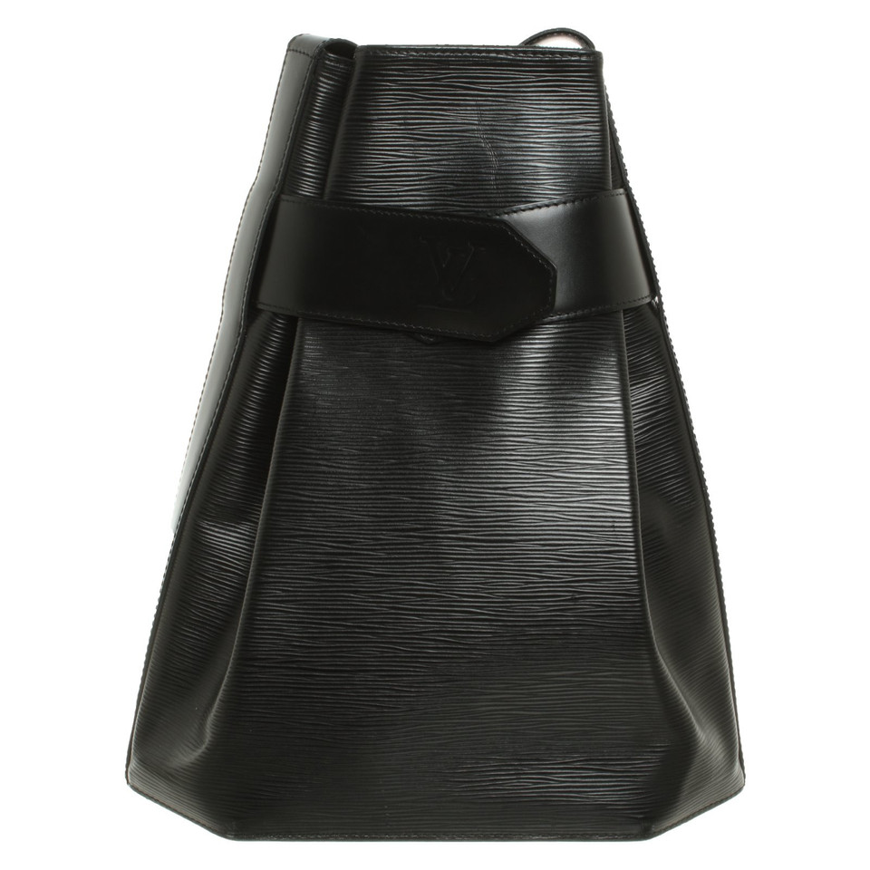 Louis Vuitton Sac Depaule Leather in Black