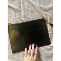 Moschino Clutch Bag Leather in Black