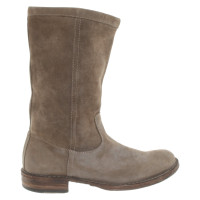 Fiorentini & Baker Stiefel aus Leder in Khaki