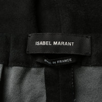 Isabel Marant Jupe en Cuir en Noir