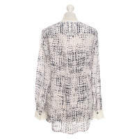 Other Designer iHeart silk blouse with pattern
