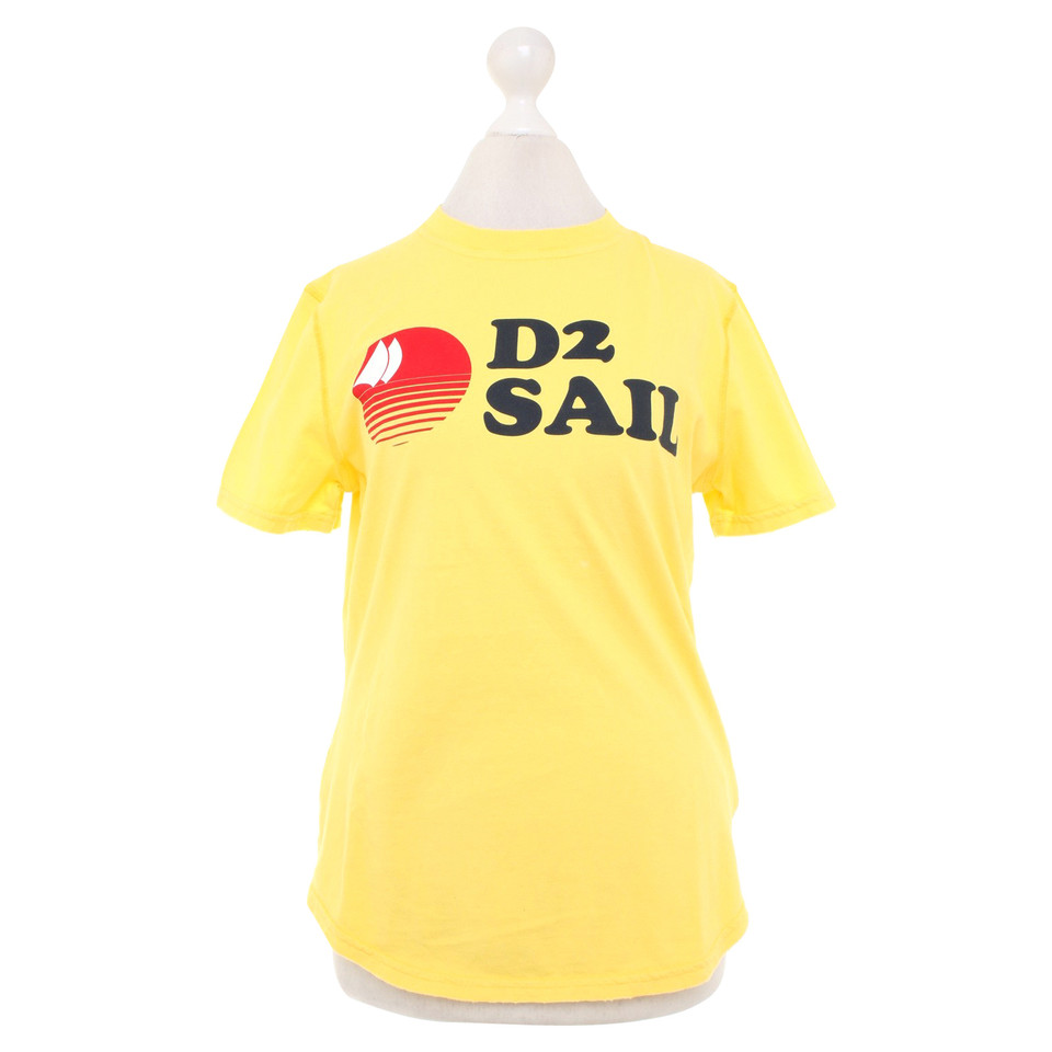 Dsquared2 T-shirt in yellow