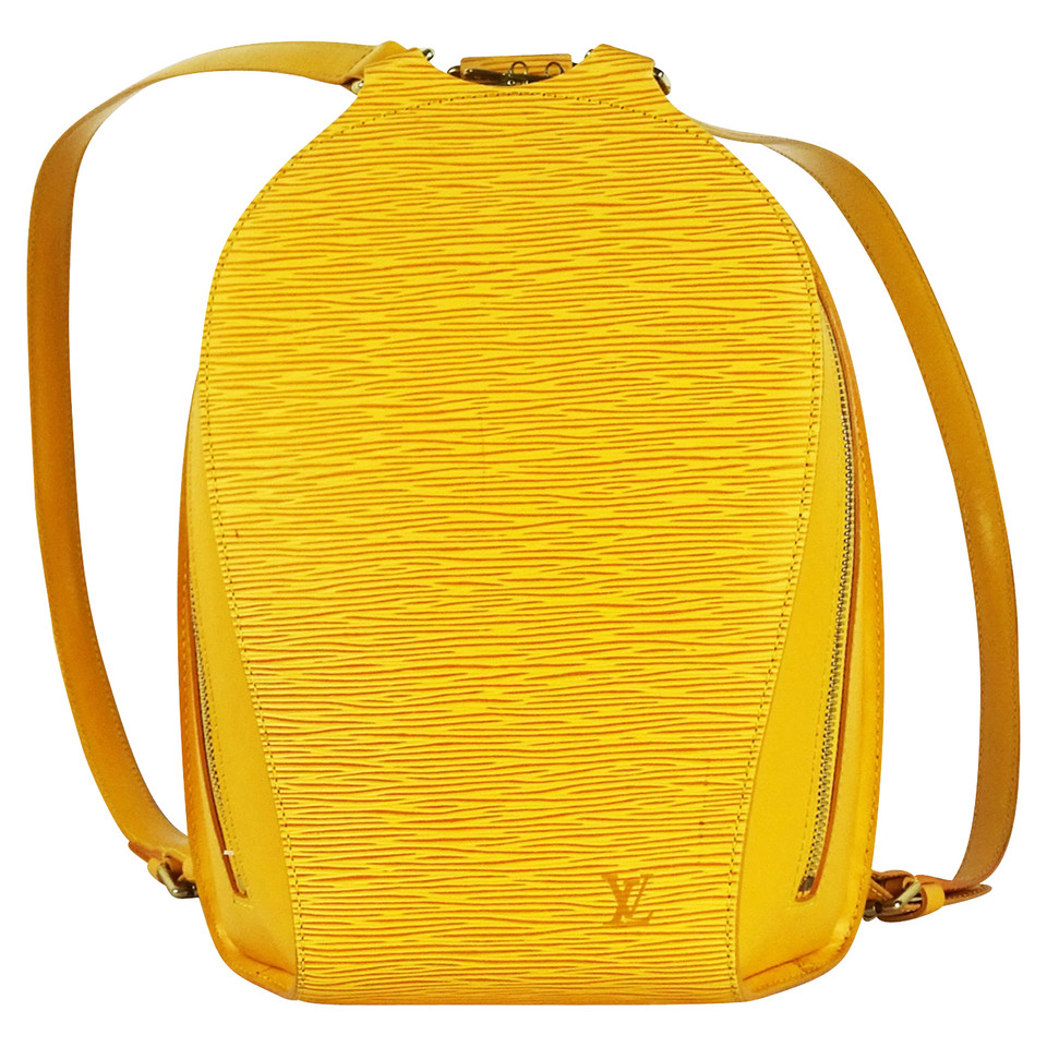 Louis Vuitton Mabillon in Pelle in Giallo