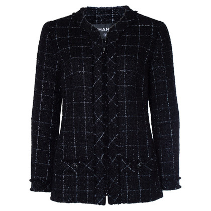 Chanel Blazer en Laine en Noir