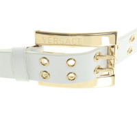 Versace Cintura in bianco / oro