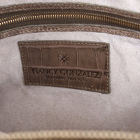 Nancy Gonzalez Handtasche aus Leder in Taupe