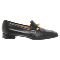 Hermès Loafer in Schwarz