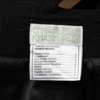 Emmanuelle Khanh Paris Jacket/Coat Wool in Black